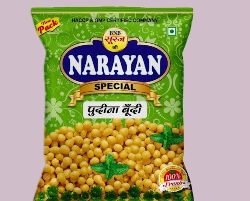 Suraj Namkeen Narayan Special Pudina Boondi - Best Selling Boondi
